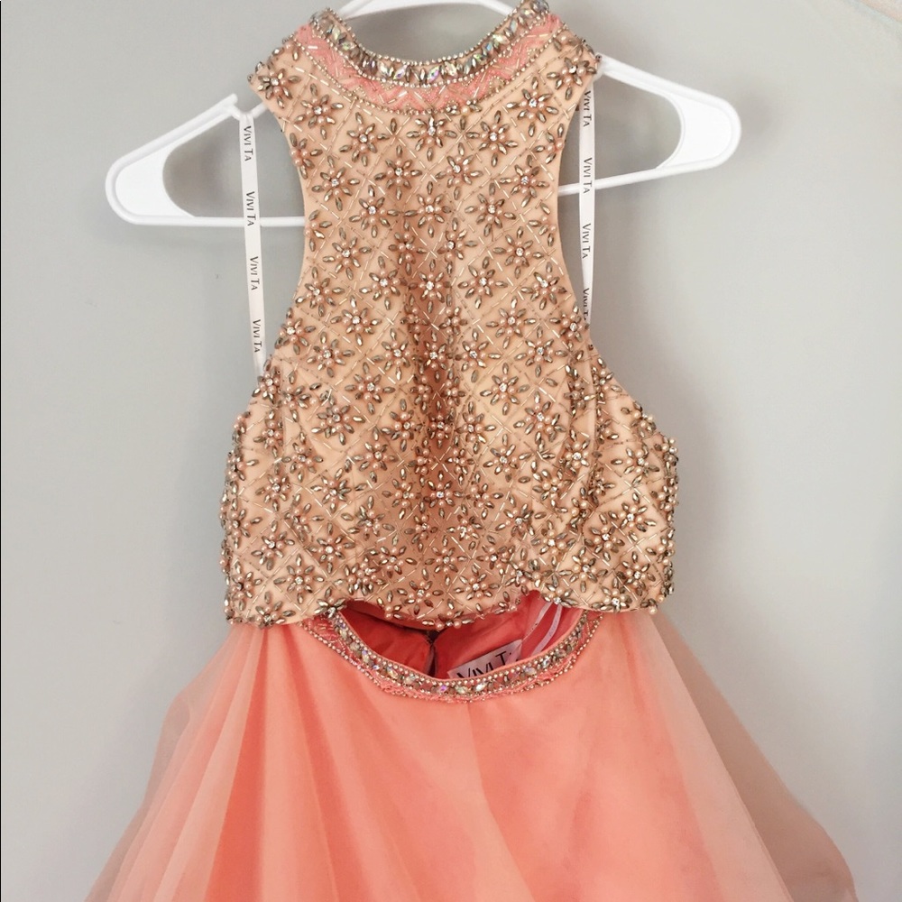 Light Pink Two Piece Dress